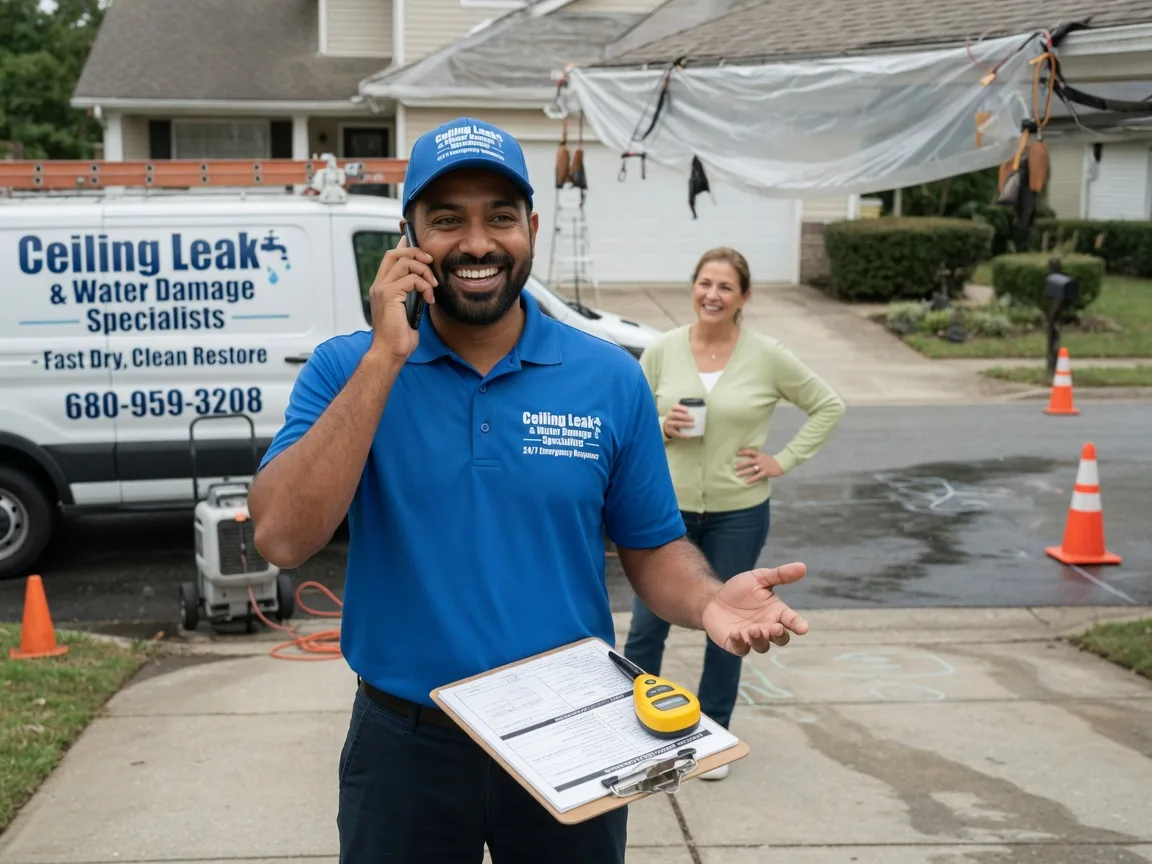 Ceiling Leak Cleanup Hohenwald, TN FAQs